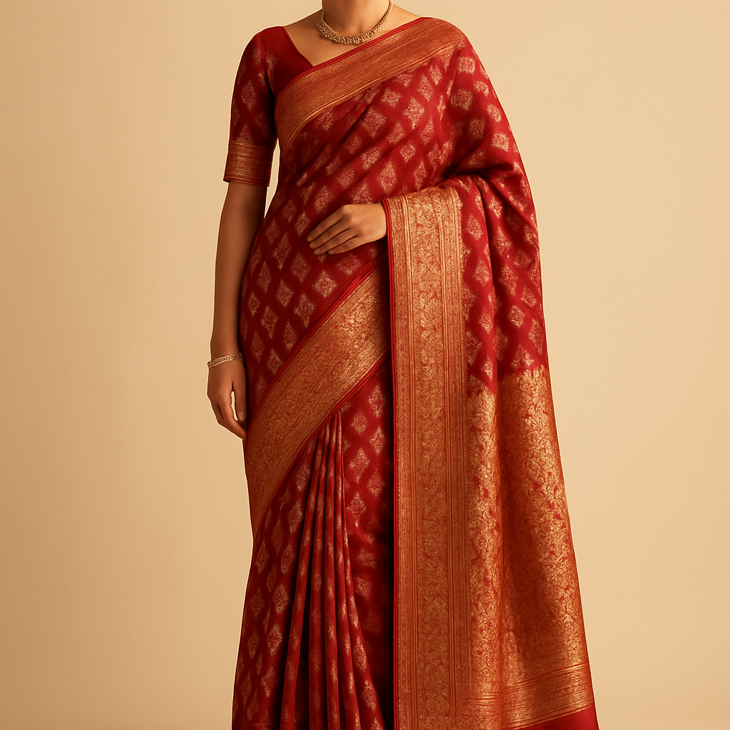 Printed Silk Saree