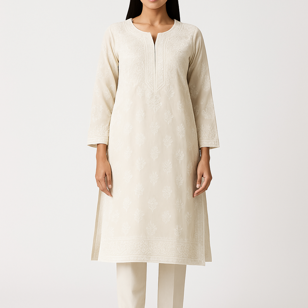 Chikankari Embroidered Kurta